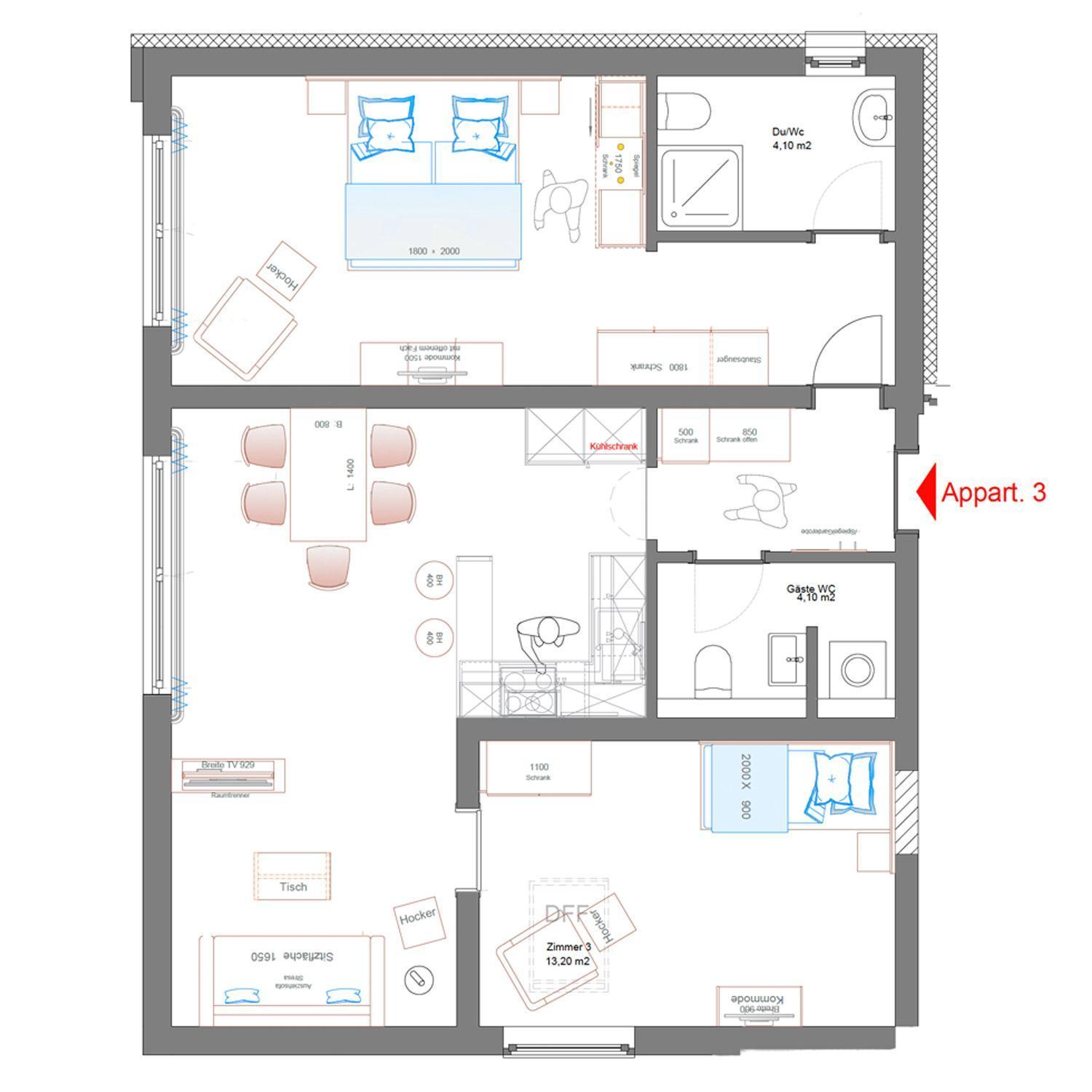 Hubertus Appartements Inzell Bilik gambar